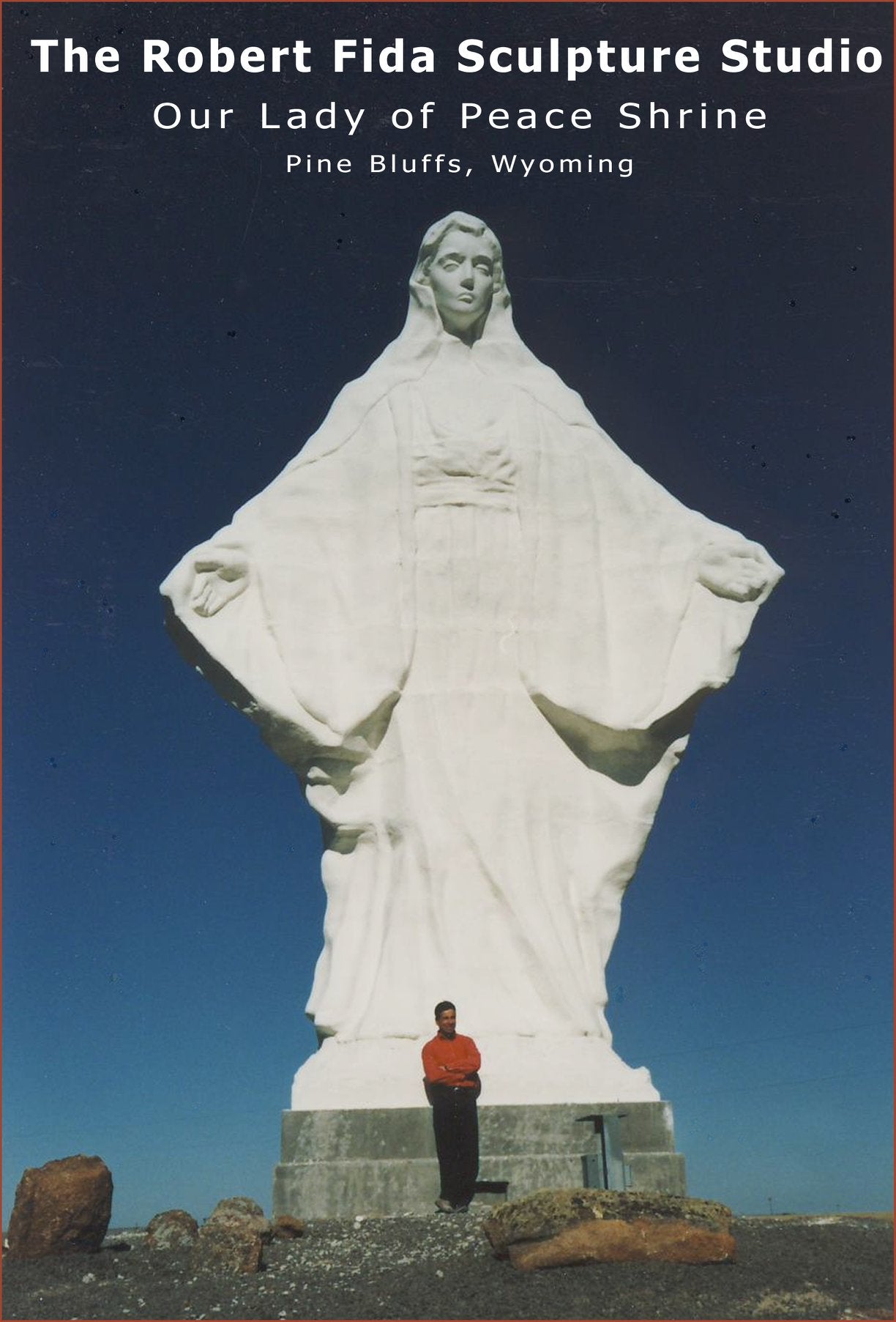 Our 'Lady of Peace' sculpture by, Robert Fida. Located in Pine Bluff, WY